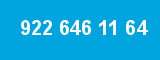 922 646 11 64 922 646 11 64